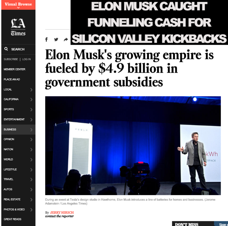 5708517_orig ELON MUSK IS A CROOK AND SCAMMER
Keywords: Rare Earth Mines Of Afghanistan, New America Foundation Corruption, Obama, Obama Campaign Finance, Obama FEC violations, Palo Alto Mafia, Paypal Mafia, Pelosi Corruption, Political bribes, Political Insider,  Eric Schmidts Sex Penthouse, SEC Investigation