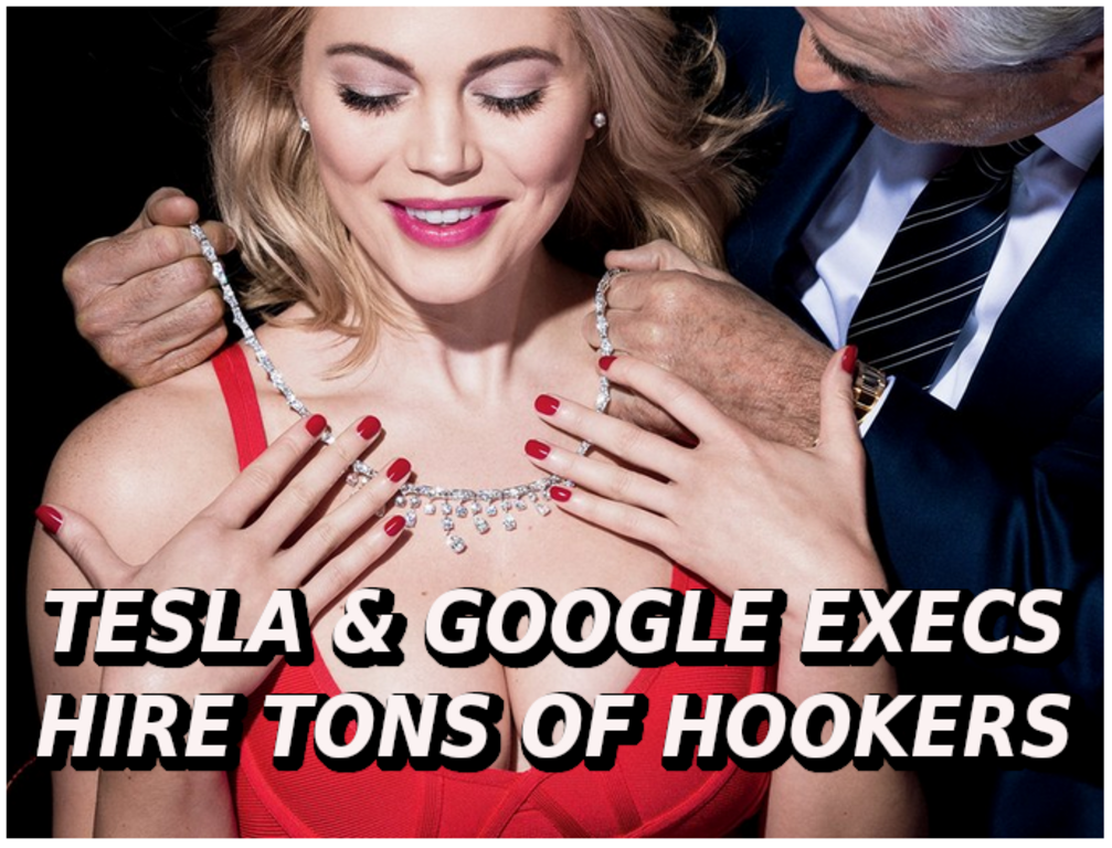 GOOGLE EXECUTIVE PROSTITUTES ELON MUSK CORRUPTION
Keywords: Rare Earth Mines Of Afghanistan, New America Foundation Corruption, Obama, Obama Campaign Finance, Obama FEC violations, Palo Alto Mafia, Paypal Mafia, Pelosi Corruption, Political bribes, Political Insider,  Eric Schmidts Sex Penthouse, SEC Investigation