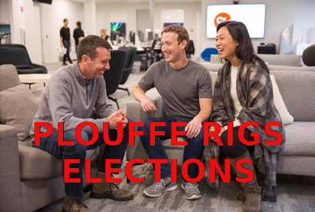 ZUCKERBERG AND PLOUFFE PLOT A COUP  Facebook is an election manipulation and privacy abuse operation
Keywords: Rare Earth Mines Of Afghanistan, New America Foundation Corruption, Obama, Obama Campaign Finance, Obama FEC violations, Palo Alto Mafia, Paypal Mafia, Pelosi Corruption, Political bribes, Political Insider,  Eric Schmidts Sex Penthouse, SEC Investigation